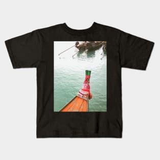 Thai Fishing Boats Kids T-Shirt